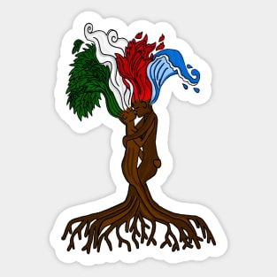 Elemental Tree Sticker